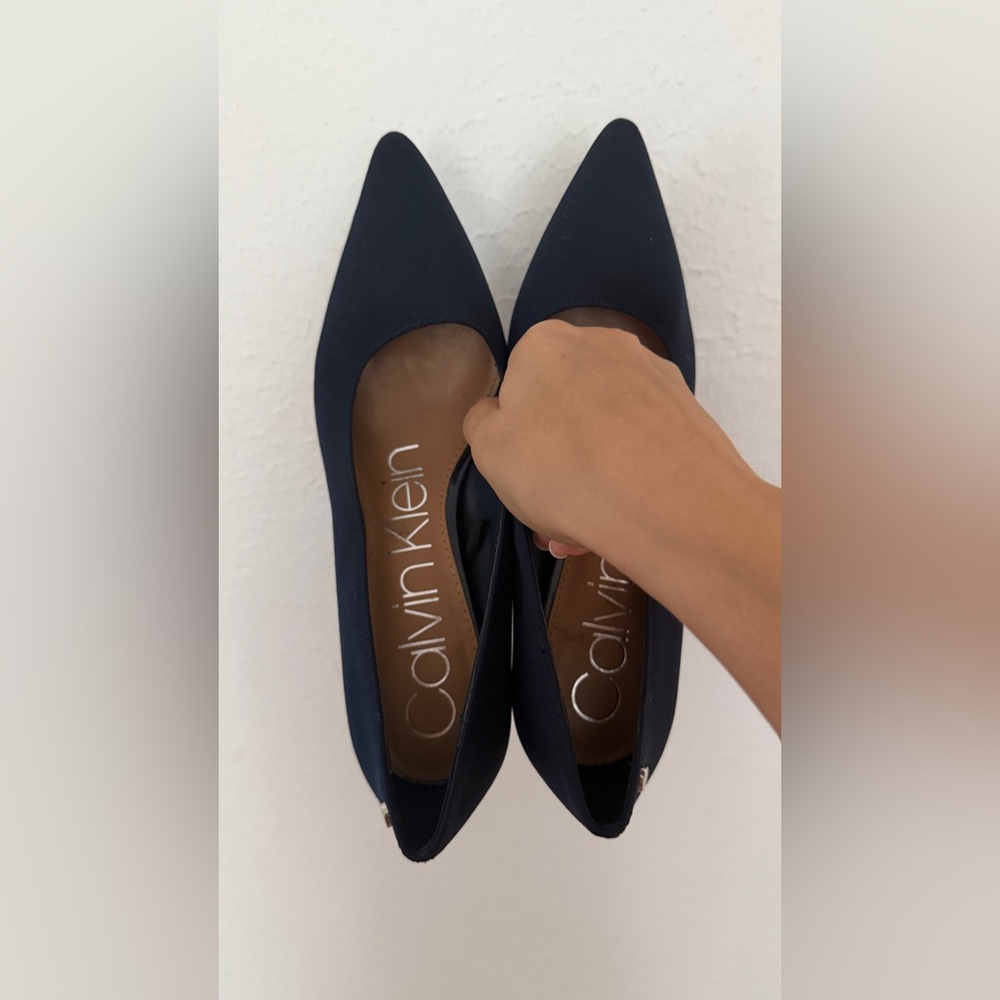 Calvin Klein Women's Navy Heels